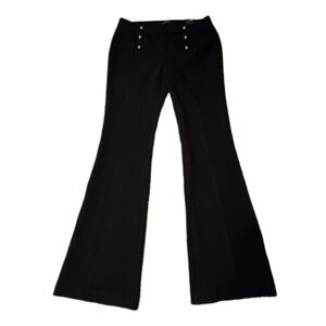 Express Tall 12 Long Flare sailor dress pants black